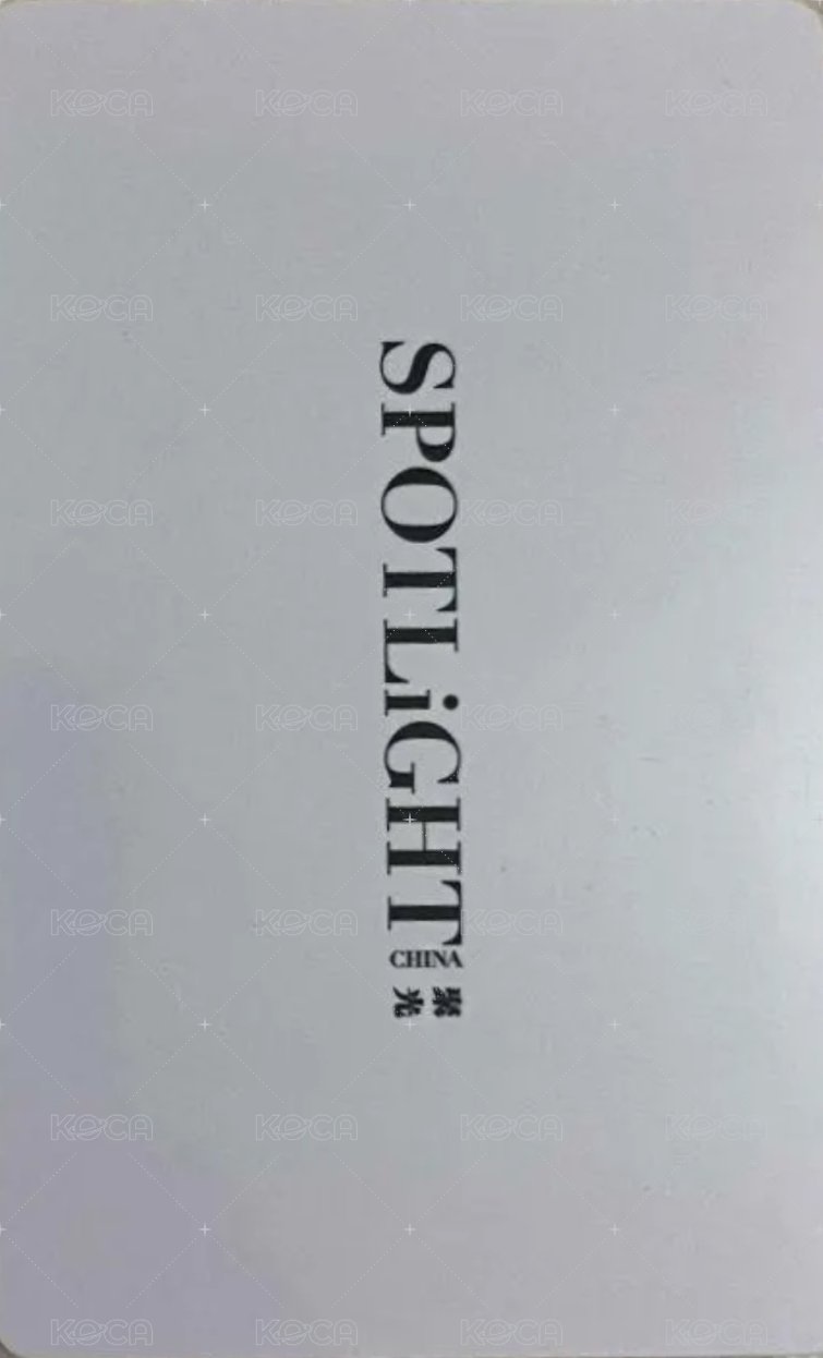 SPOTLiGHT 聚光 雜誌卡  背面