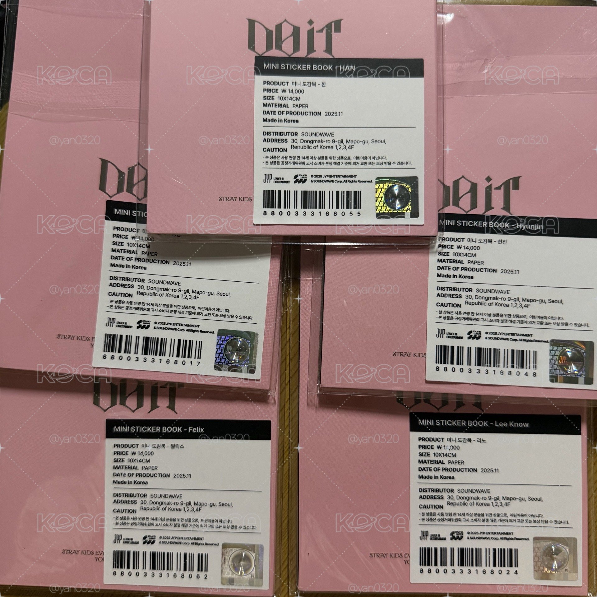 Straykids Do it快閃店週邊商品