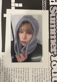 迷一 mnet 頭套 特典卡 