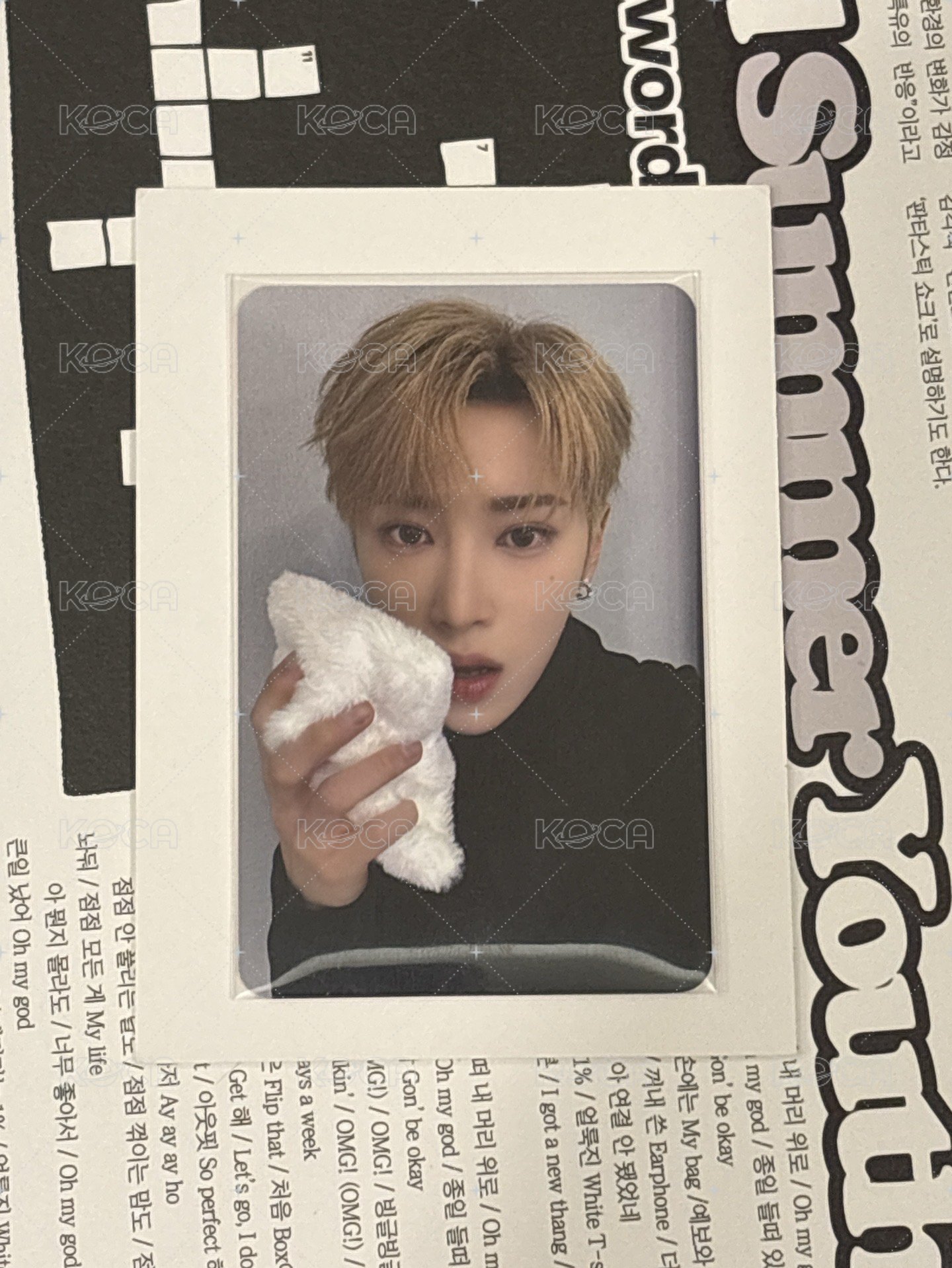 迷一 mnet 暖暖包 特典卡 