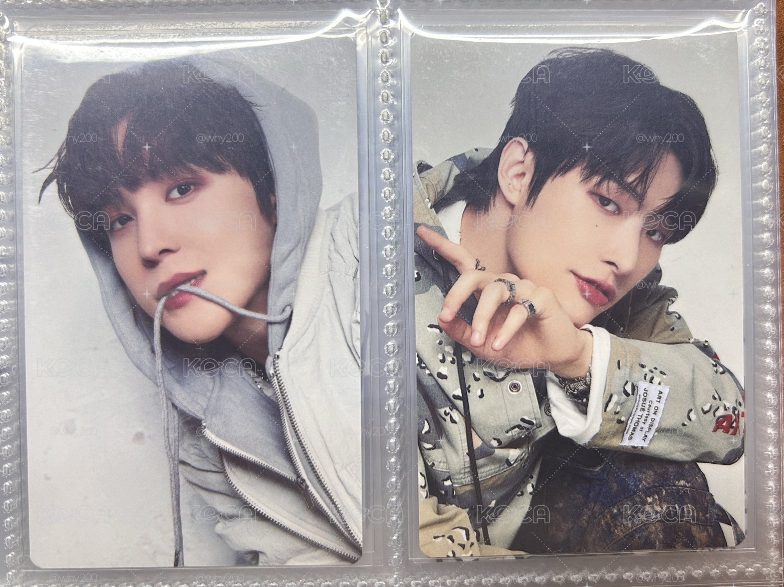 Not Okay ATEEZ JP FC 特典卡 Member ver. Set 潤+琦