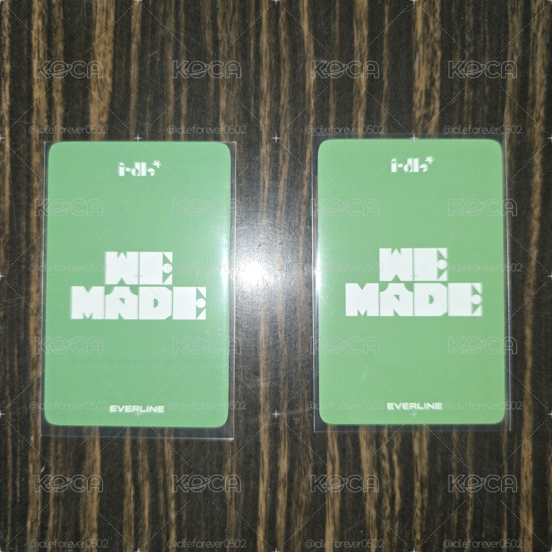i-dle 迷九 We Made EL2.0線下簽售特典卡