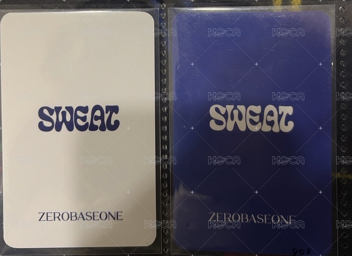 成韓彬sweat打歌卡