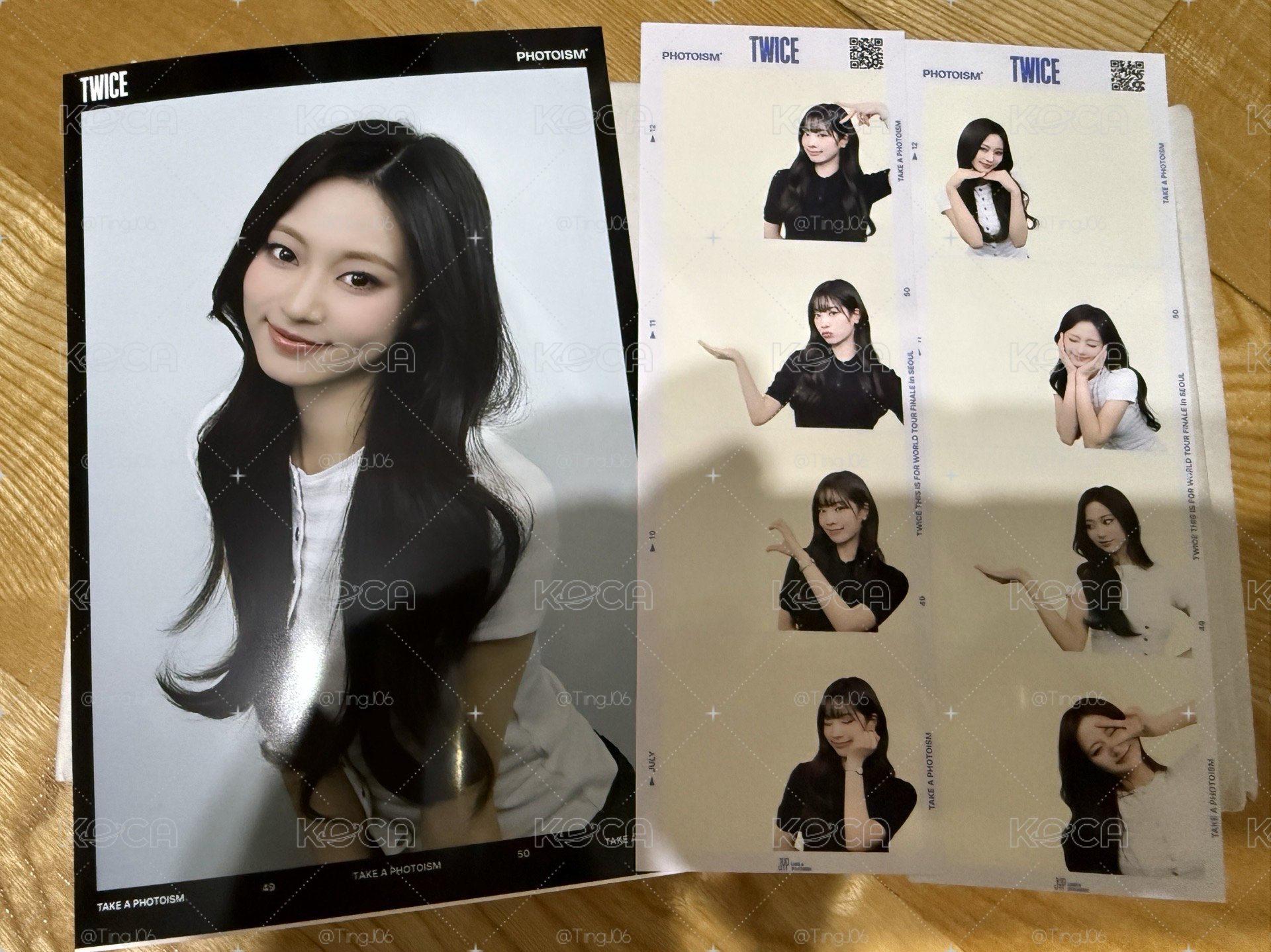 TWICE PHOTOISM 人生四格、貼紙