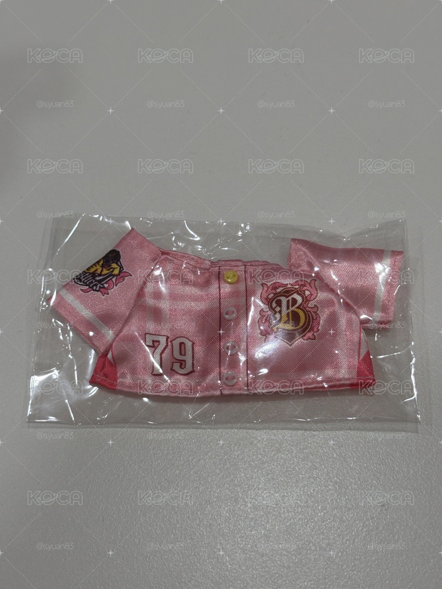 中信兄弟 小象娃衣 高校格紋制服-粉79