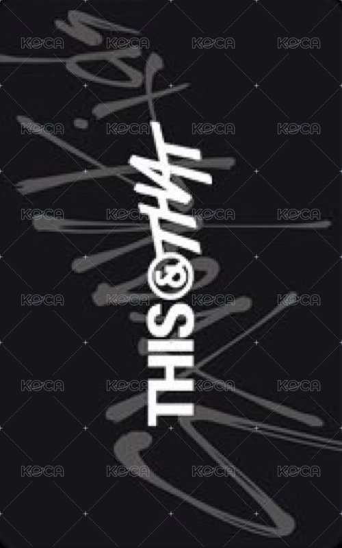 THIS & THAT Kpop Nara 特典卡  背面