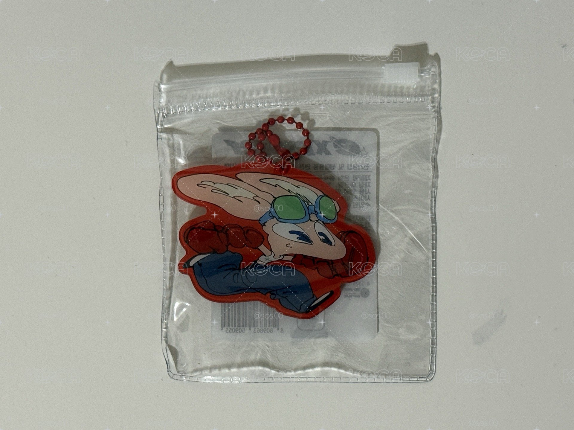 拳擊兔吊飾