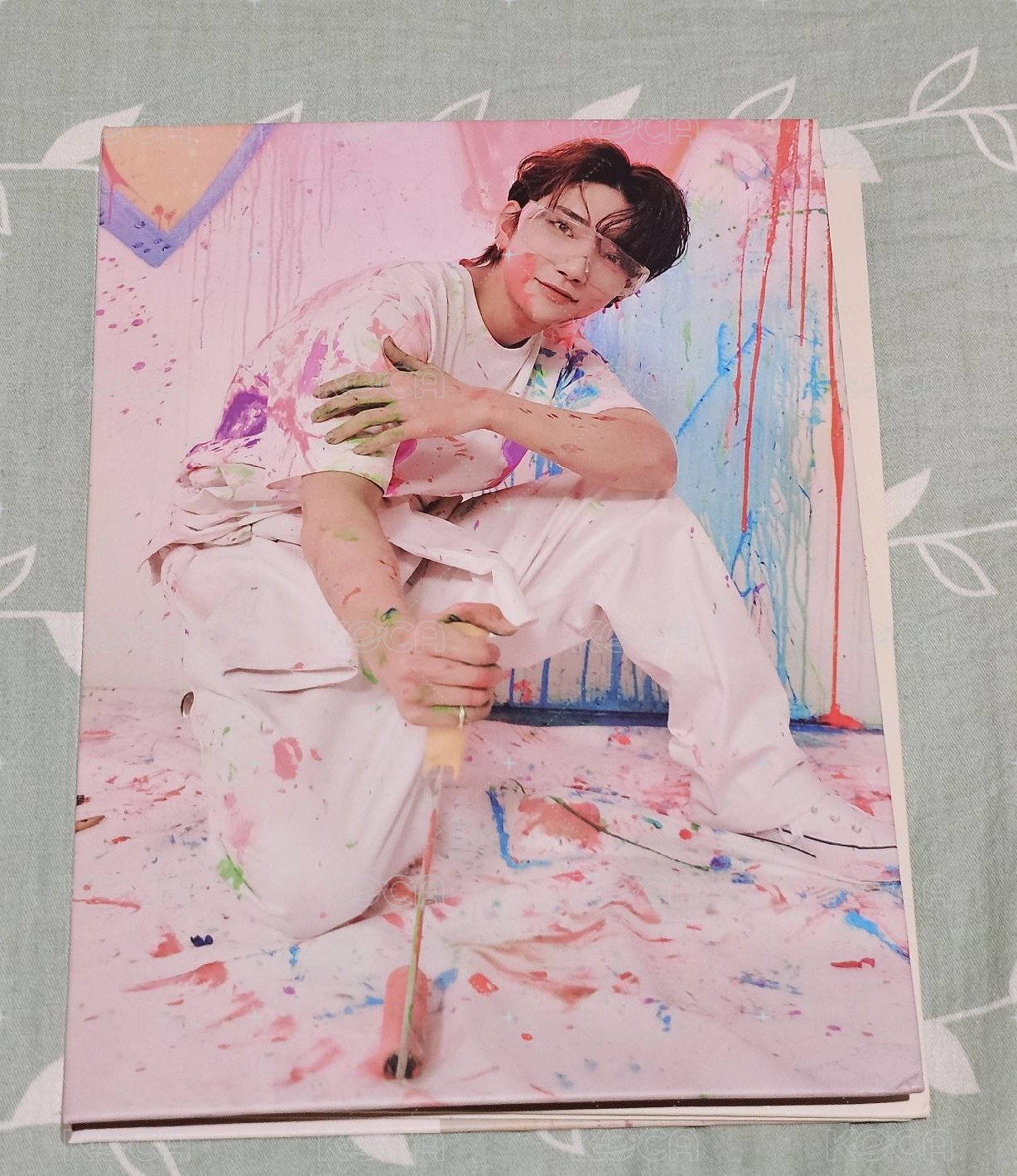 Joshua 油彩盤 空專（卡冊因時間久了皺掉 正面正常）