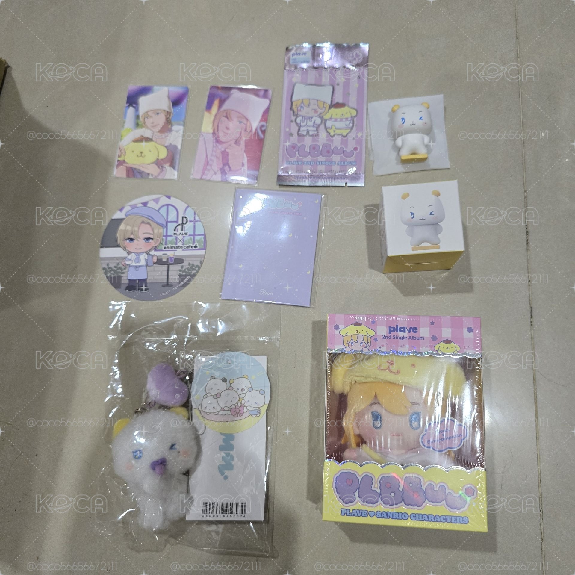 PLAVE 諾亞 BBUU baby mmmm room 螢幕小公仔組