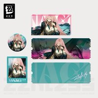 調頻影像系列 月城柳 徽章/壓克力擺件/鐳射票套組