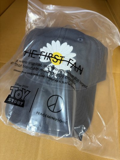 玩具總動員 THE FIRST FAN 棒球帽 灰色