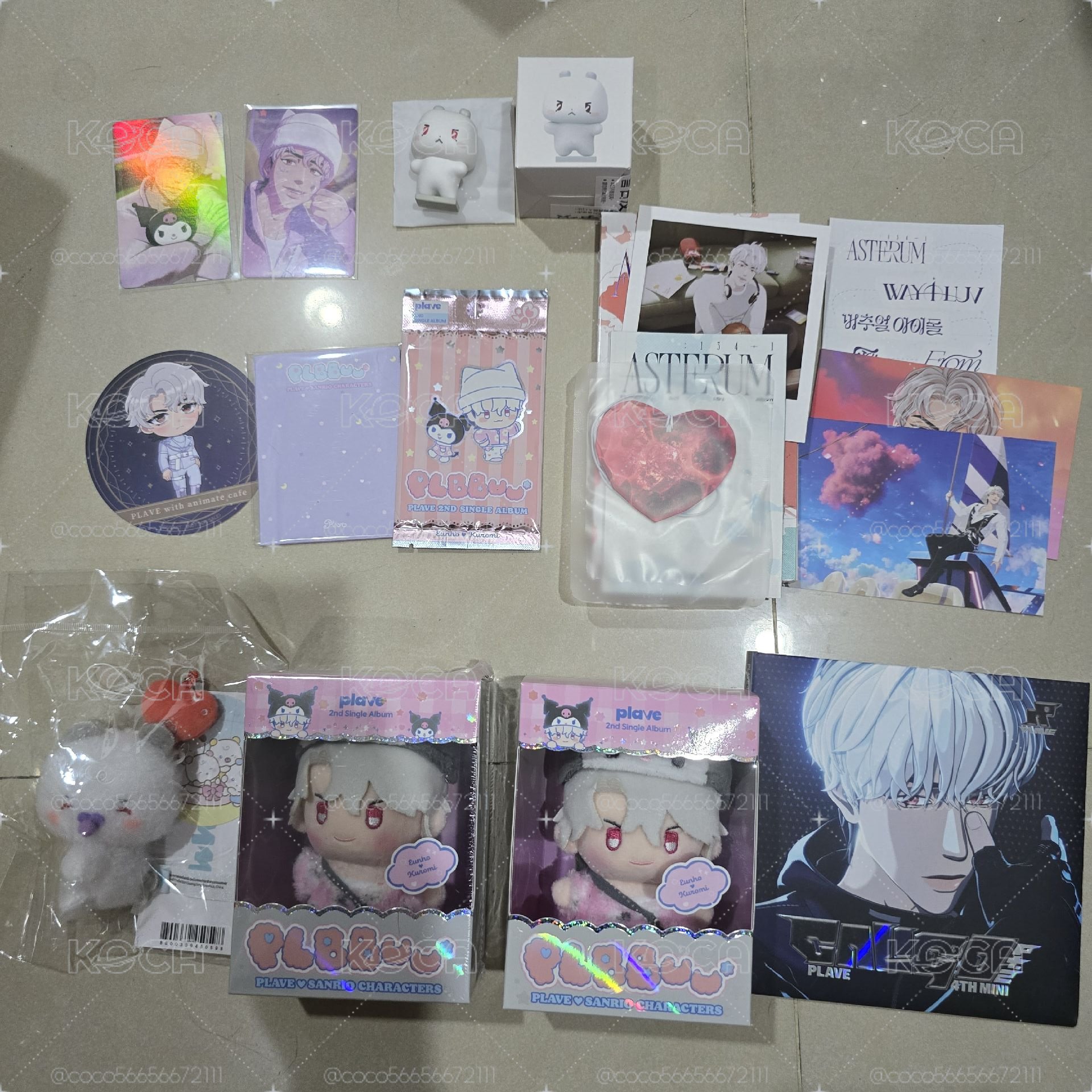 PLAVE 銀虎 小公仔SET BBUU BABY ROOM ROOM 迷二 迷四 空專 卡包