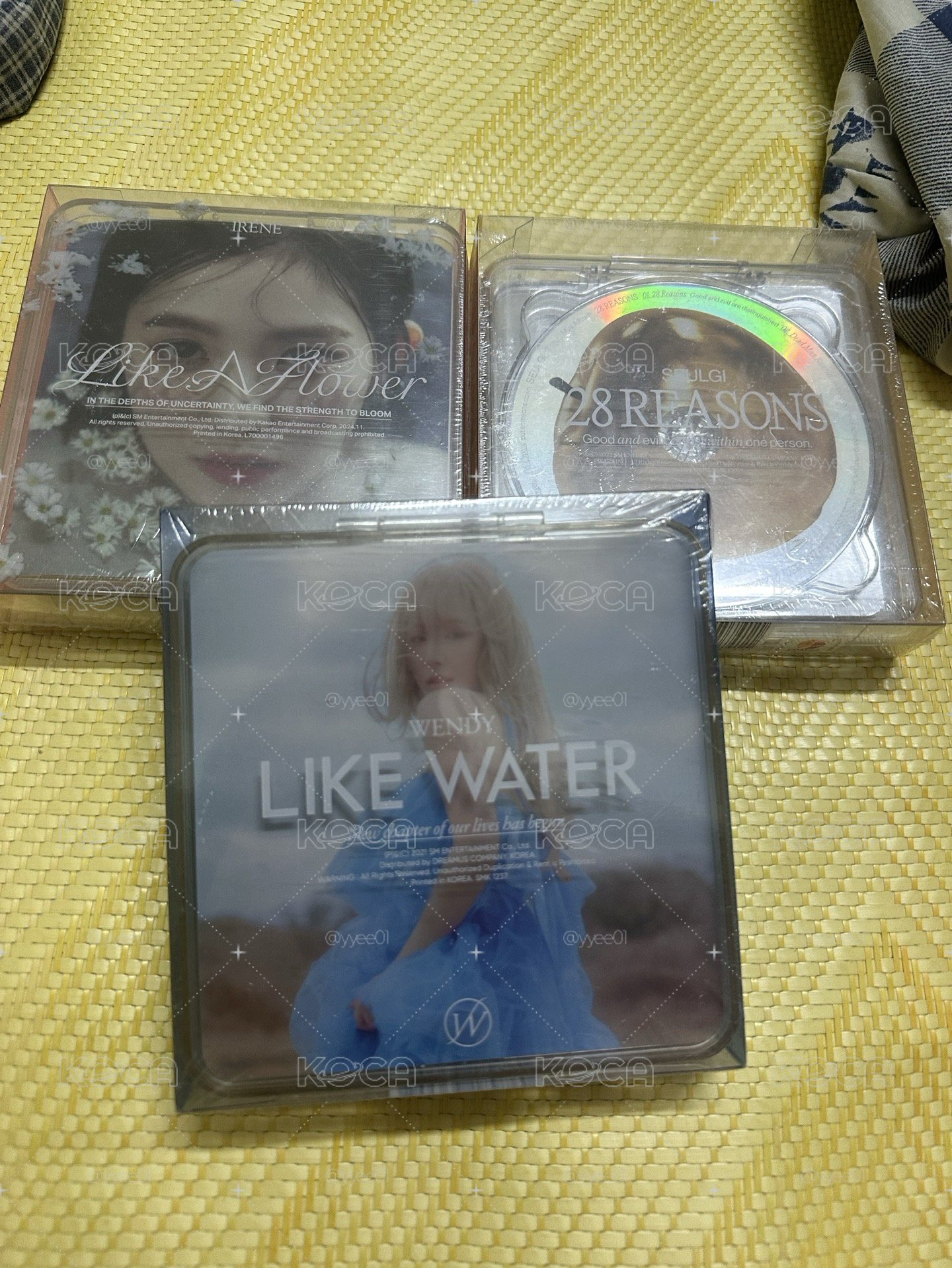 red velet專輯28 reasons 專輯 +Like Water 專輯 +Like A Flower 