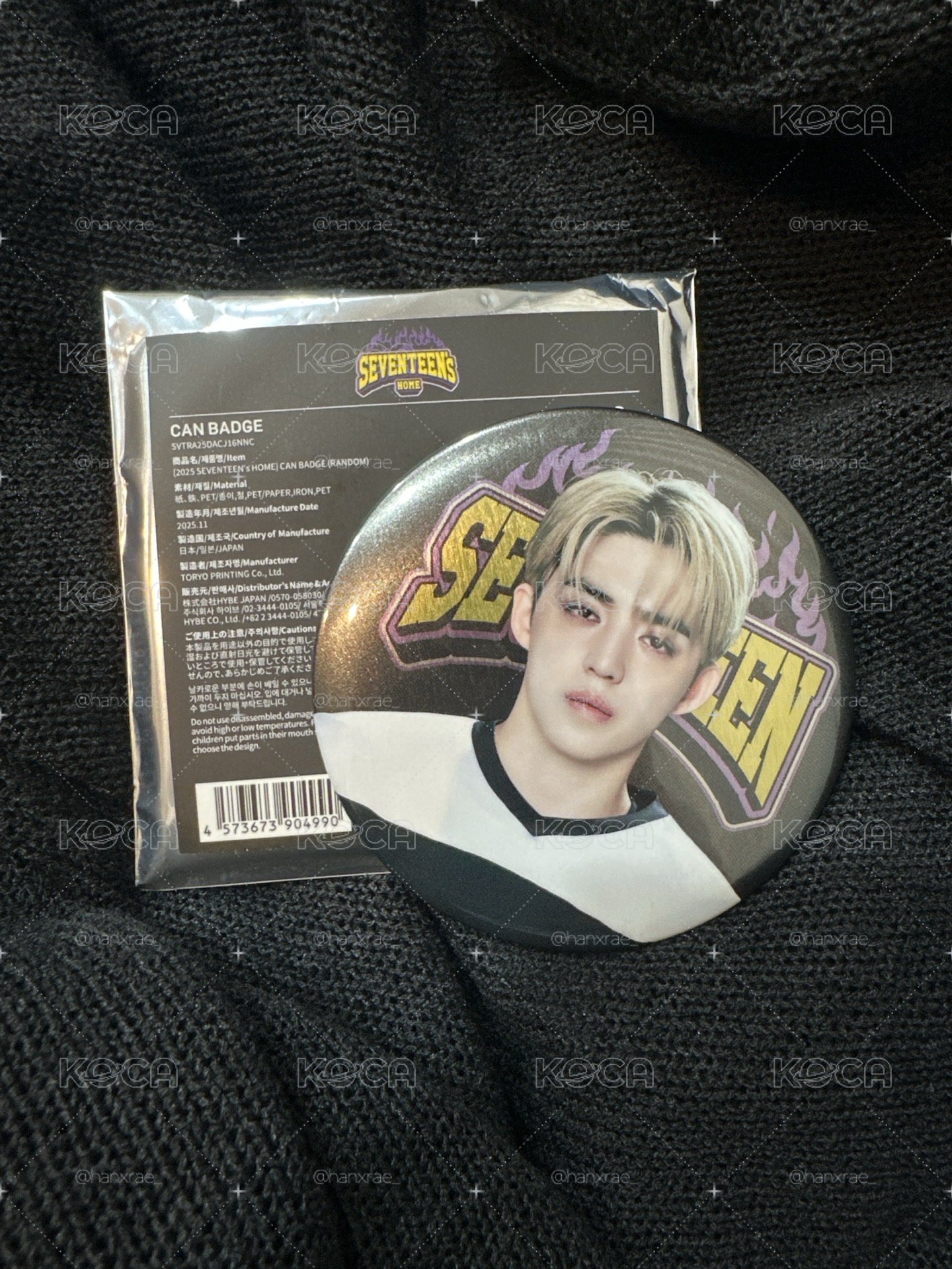 20元起標 2025 SEVENTEEN’s HOME 徽章 哲/喆 S.COUPS