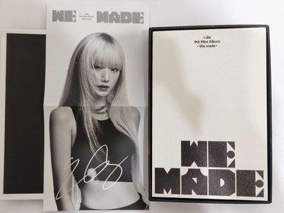 i-dle 美網親簽-刷 已拆全專