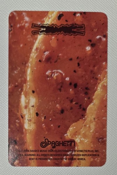允真Spaghetti專輯小卡