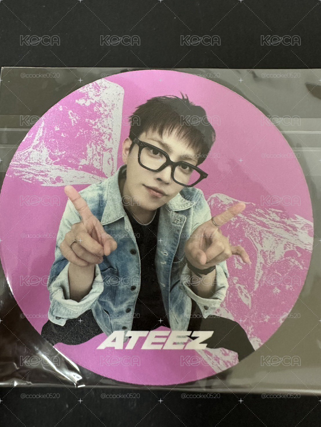 [現貨］ATEEZ AM飲料杯墊 中