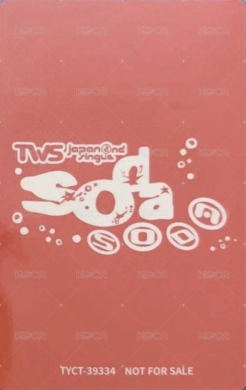 SODA SODA 初回限定A 專輯卡  背面