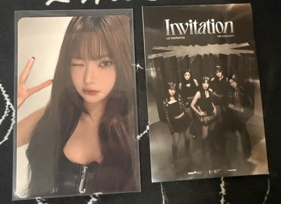 INVITATION 1.0 電影周邊小卡