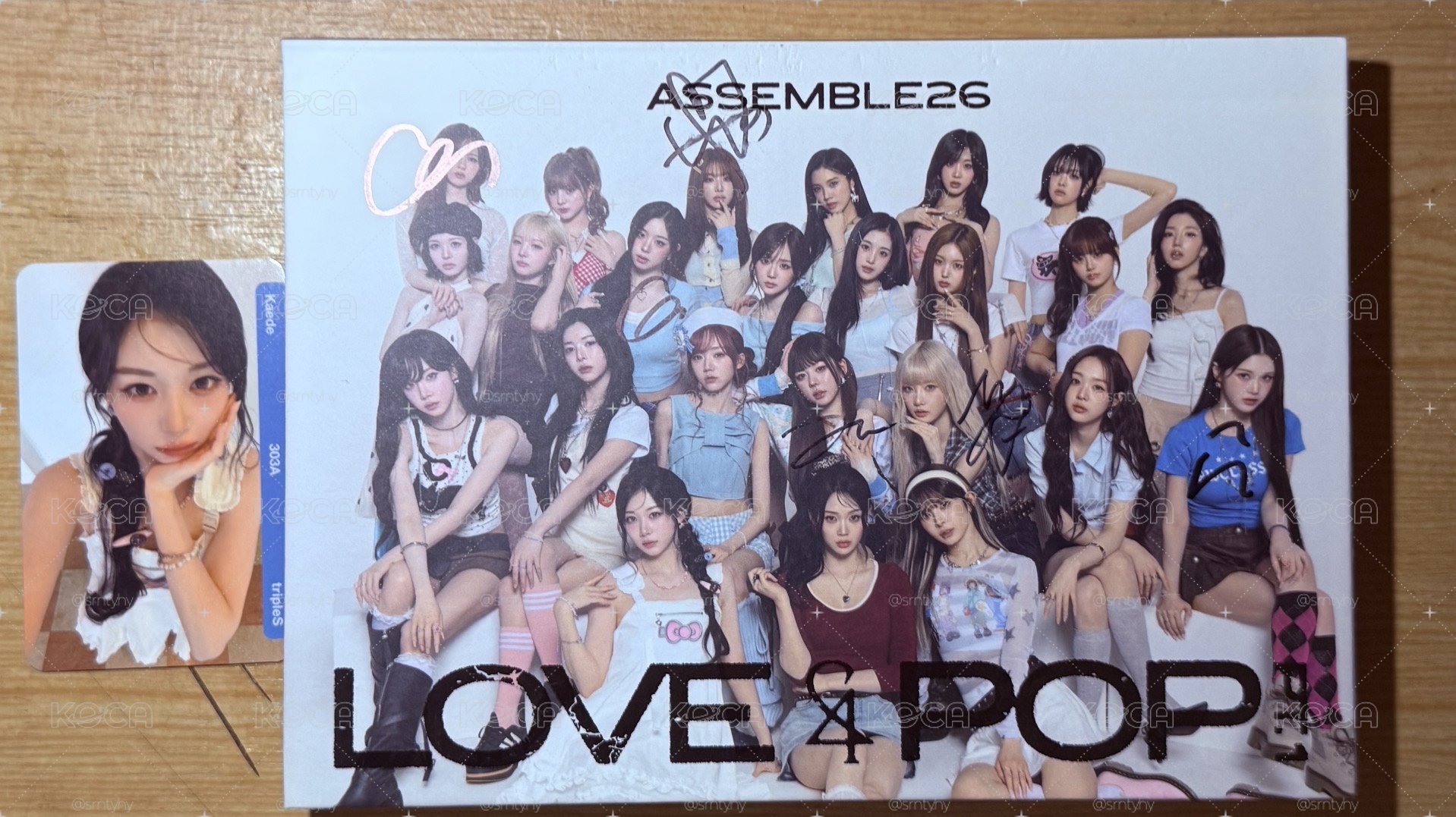 tripleS Love & Pop pt.1簽專