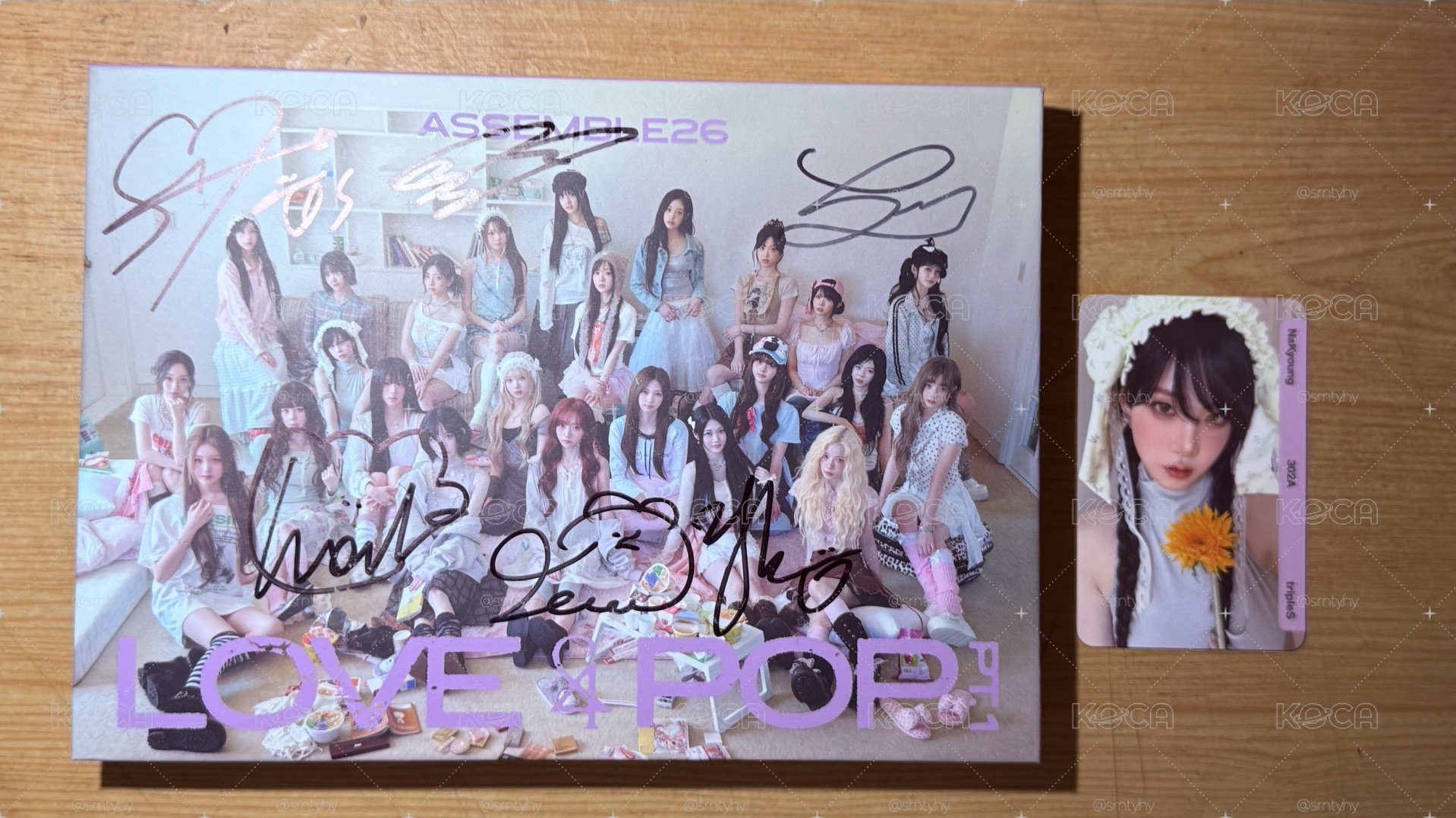 tripleS Love & Pop pt.1簽專