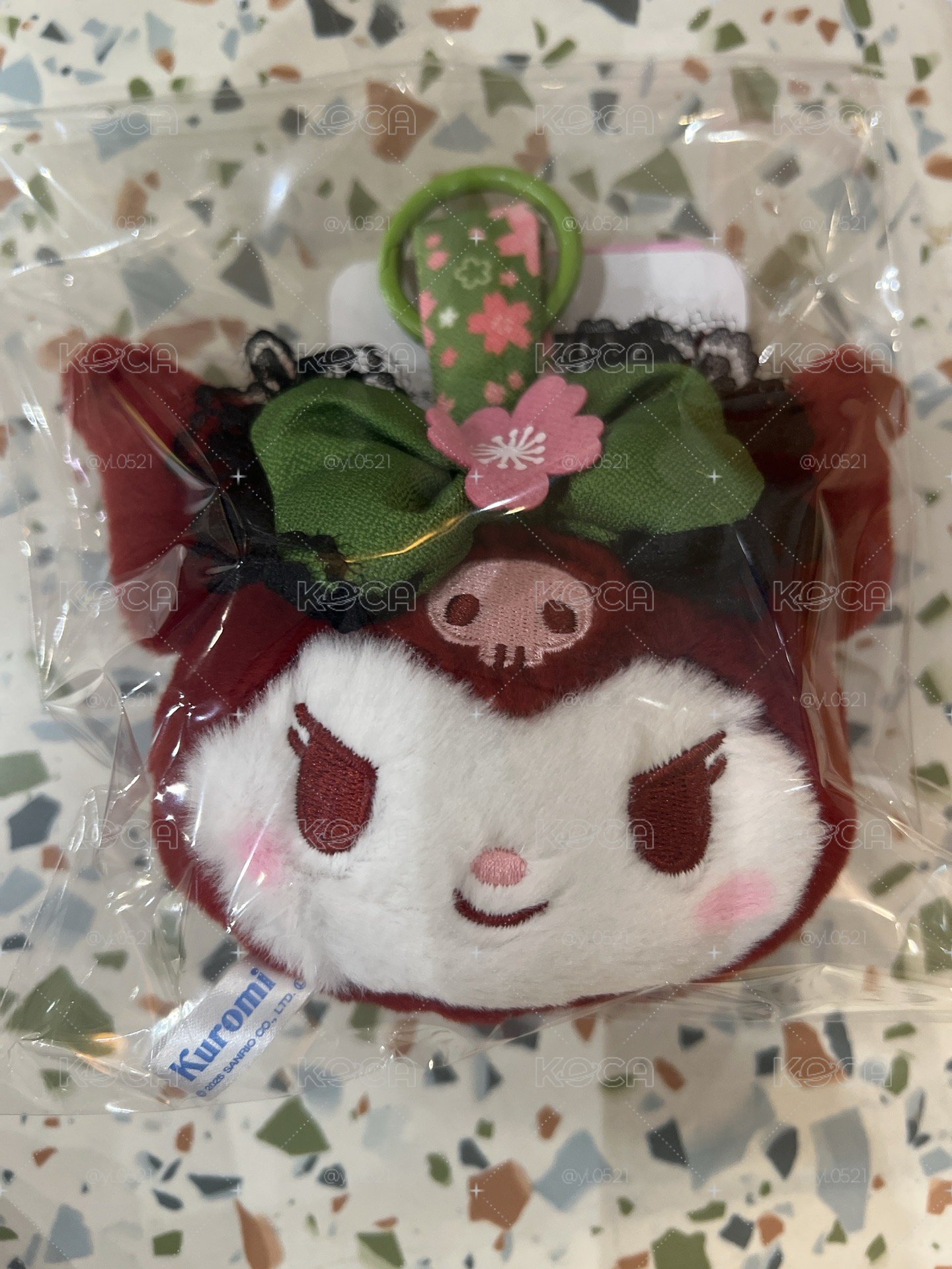 日本🇯🇵三麗鷗 抹茶和服臉部造型吊飾