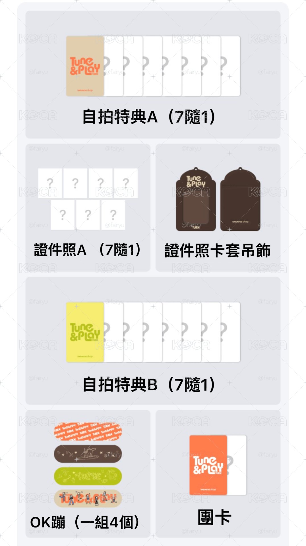 WVS預售 TUIDE 迷一 [TUNE & PLAY]