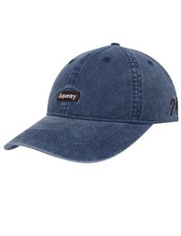 Superdry 26FW 棒球帽 灰藍