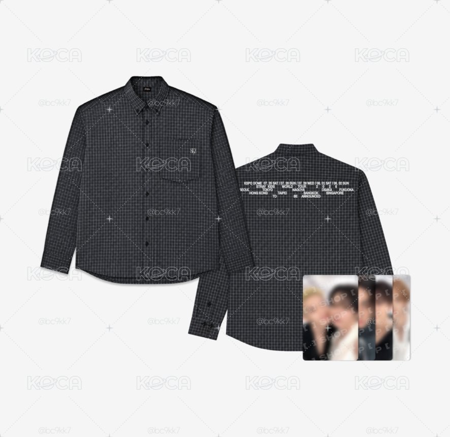 SKZ 世巡 襯衫（含卡）