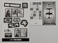 E. 貼紙×4+書籤×2