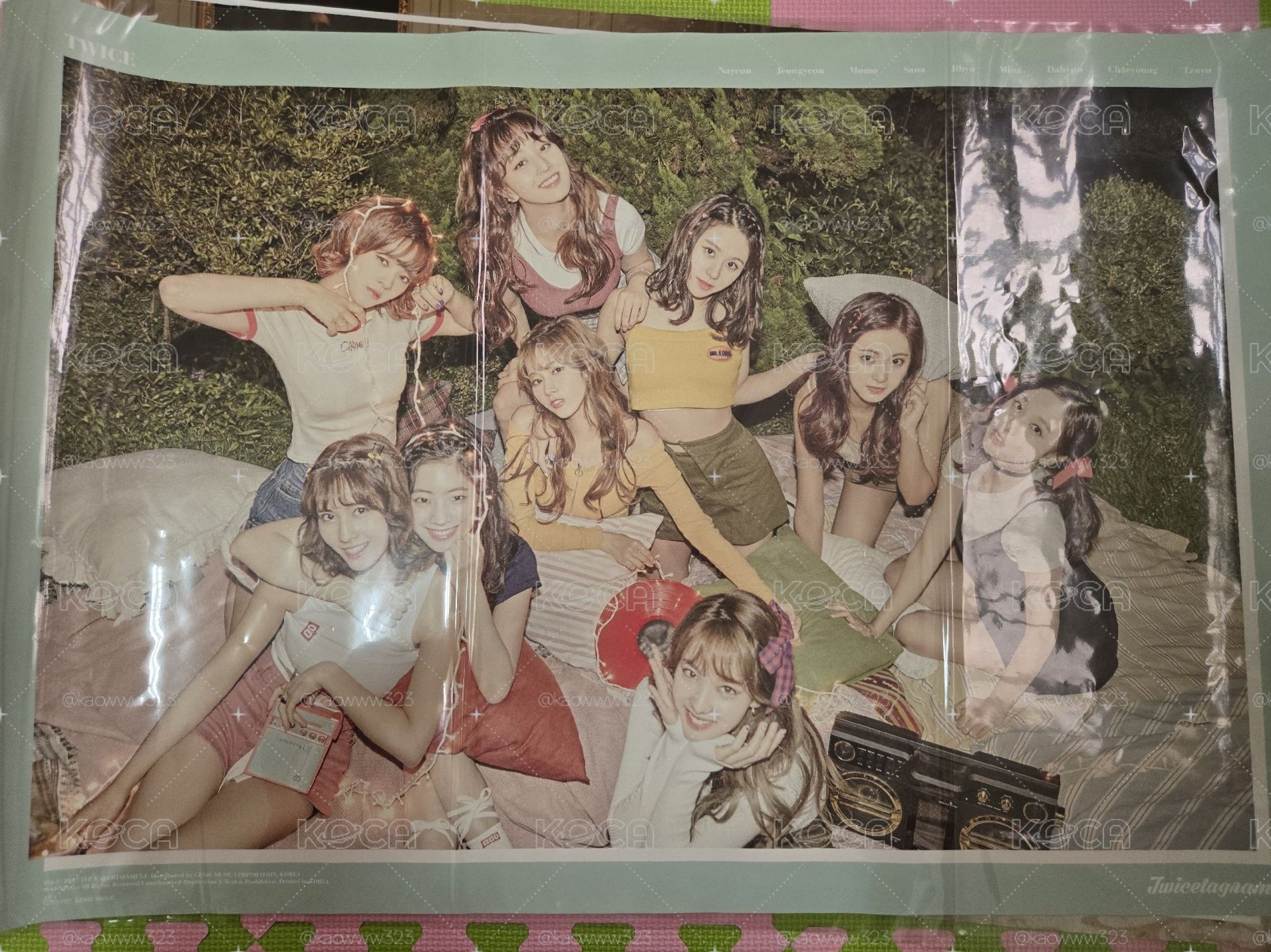 Twice 大海報 含保護套