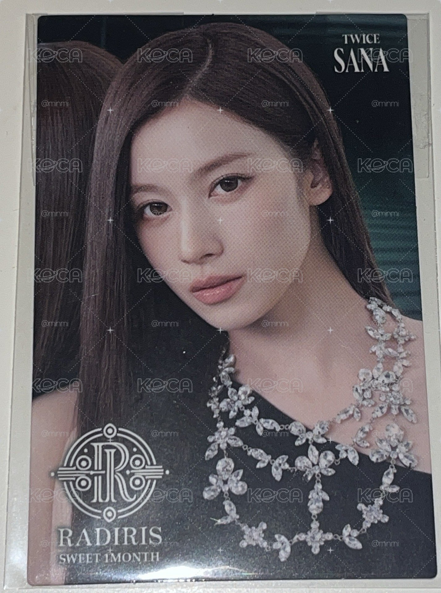 SANAxRADIRIS 代言小卡