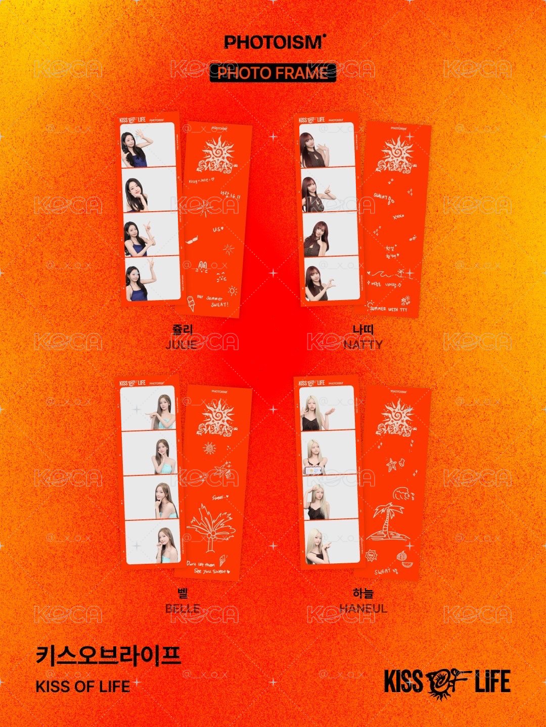 KISS OF LIFE X PHOTOISM代印