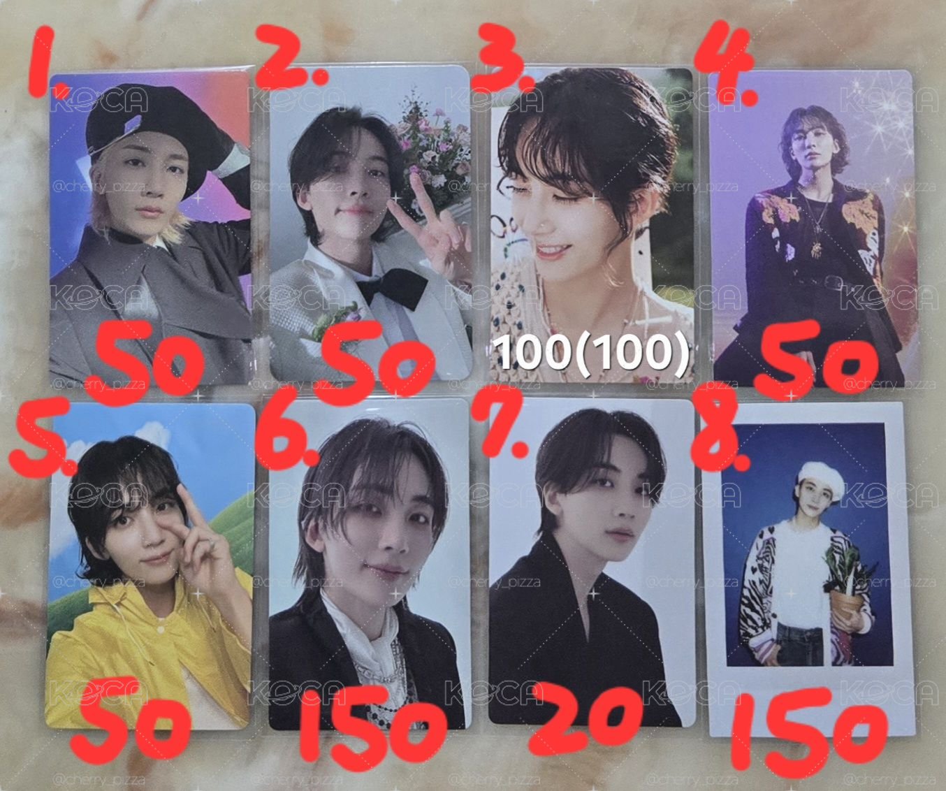 漢 jeonghan 小卡區