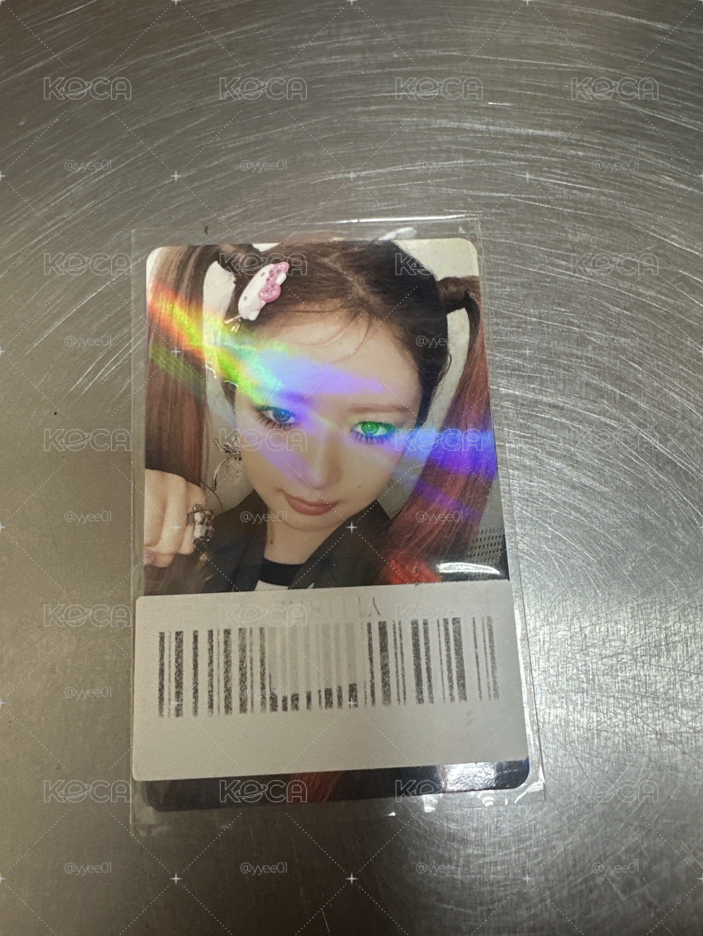 IVE rei I'VE MINE kms 1.0 簽售卡 
