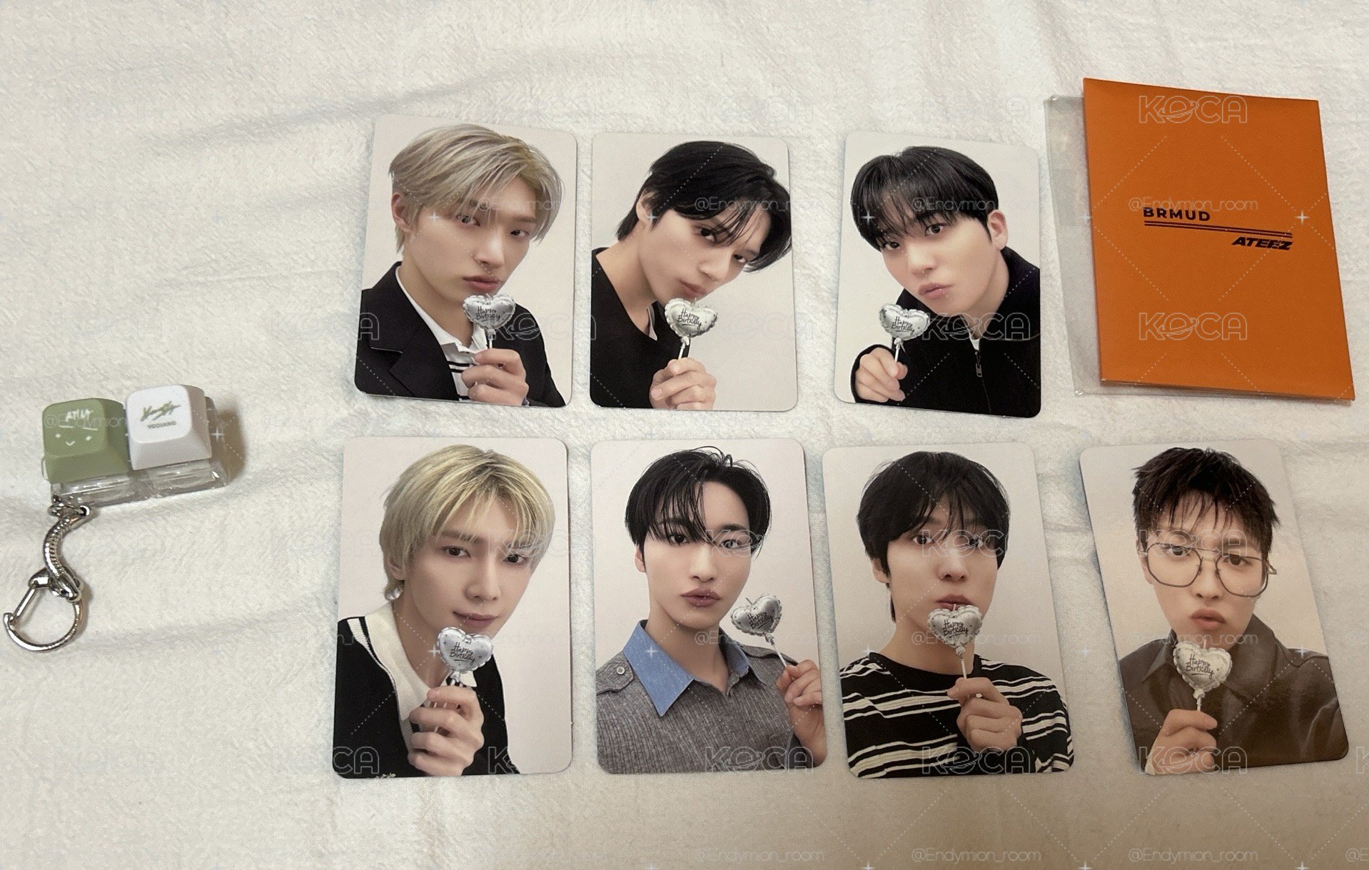 ATEEZ 代言卡 鍵帽