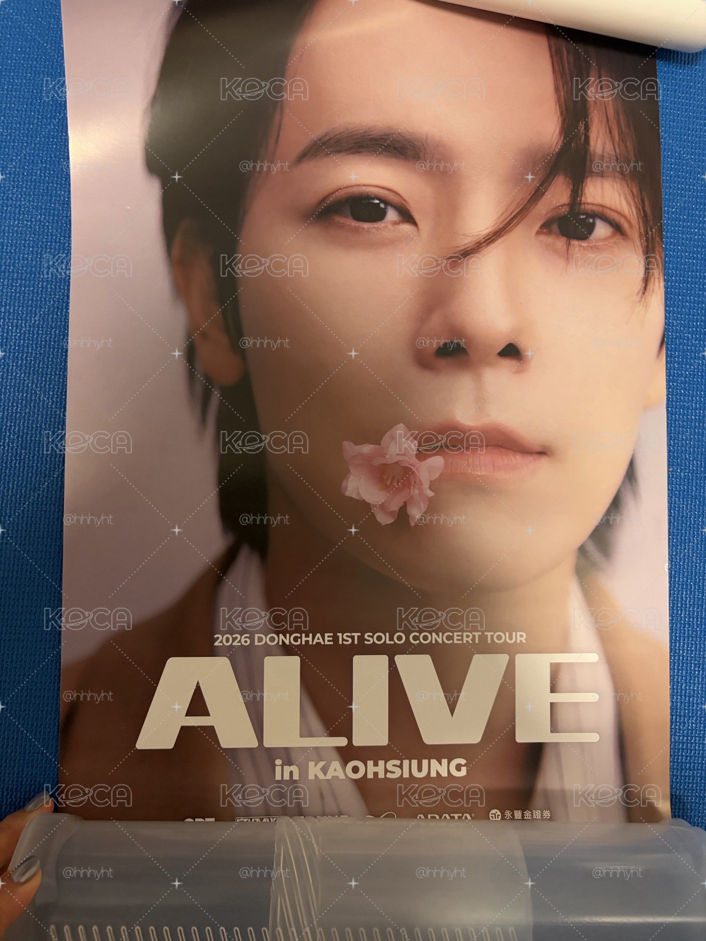 東海 ALIVE 高雄演唱會 入場海報 含 伸縮海報筒