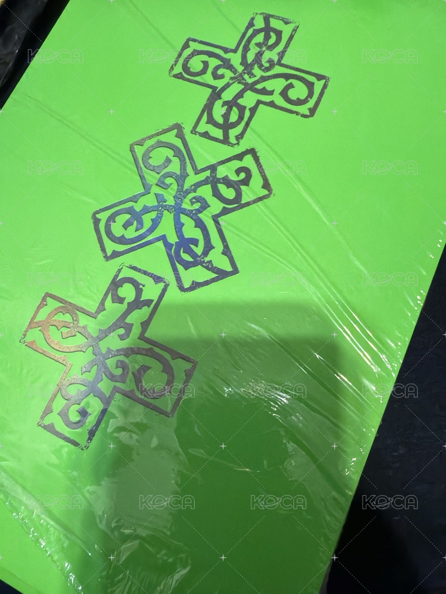 綠色單封