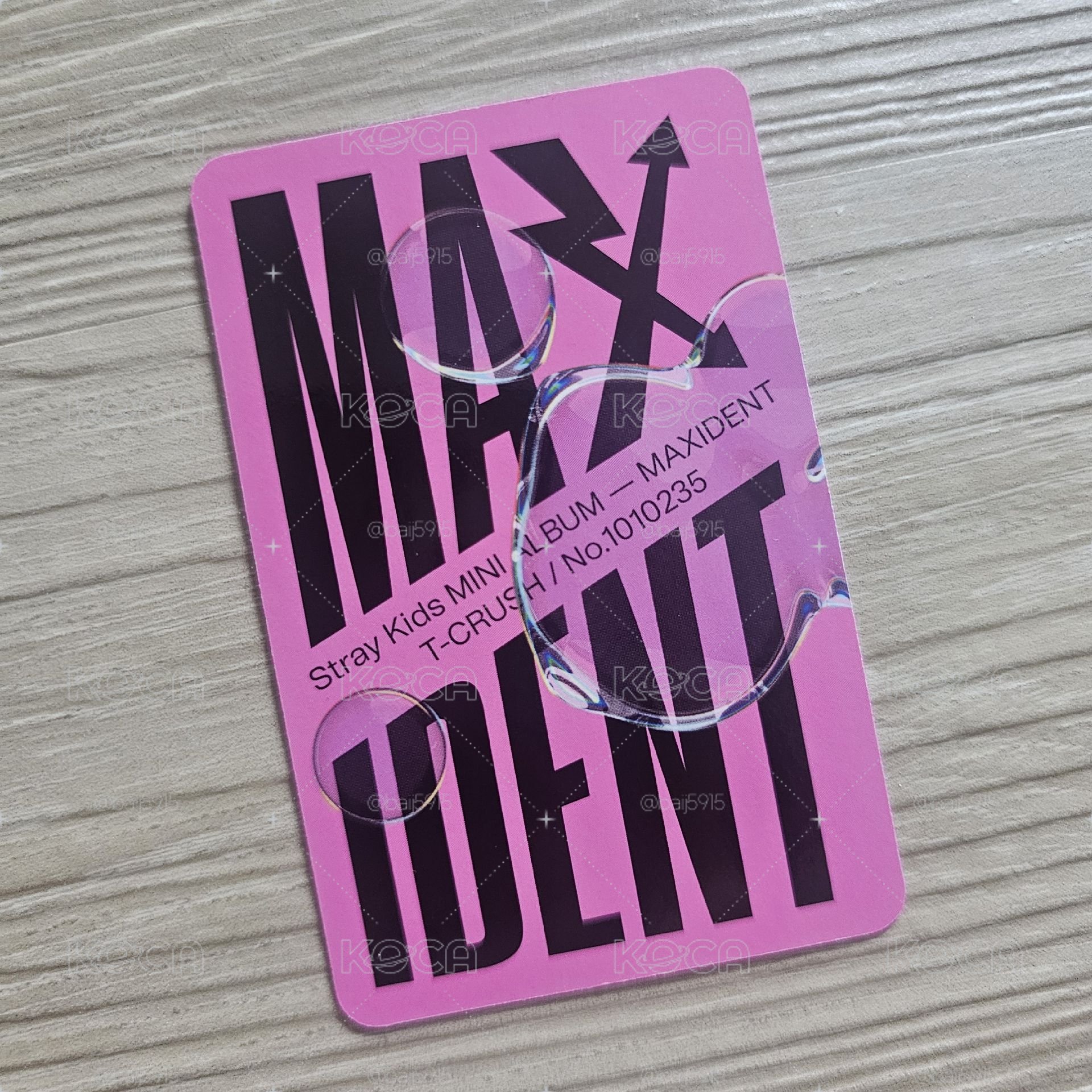 LEE KNOW | MAXIDENT 專卡