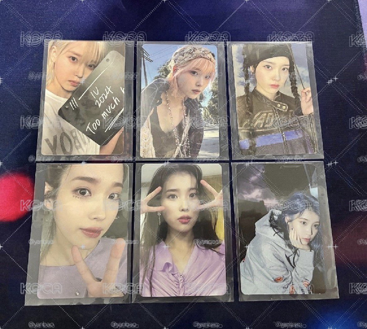 IU 正版小卡6+1