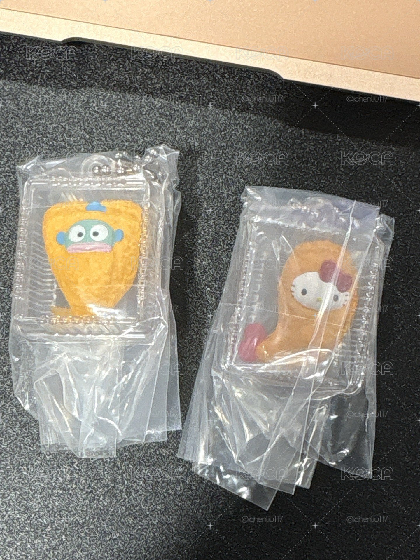 Kitty 漢頓 炸蝦炸魚 盒裝扭蛋 BANDAI 扭蛋