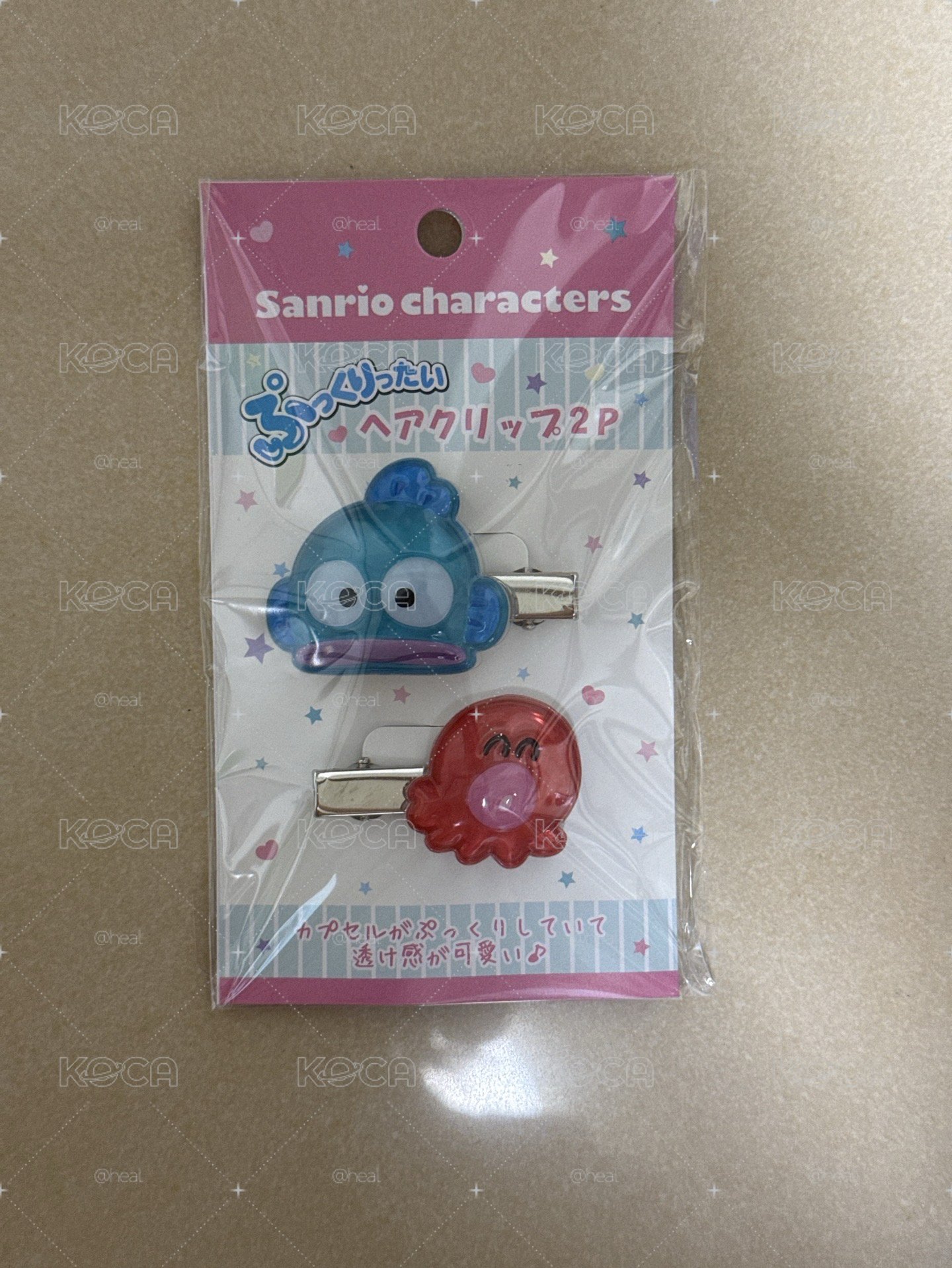 人魚漢頓水晶果凍髮夾