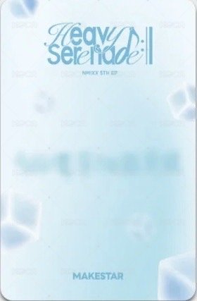 Heavy Serenade ms 11.0 上海 簽售卡 冰塊 背面