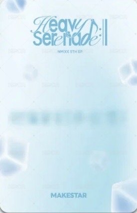 Heavy Serenade ms 11.0 上海 簽售卡 冰塊 背面