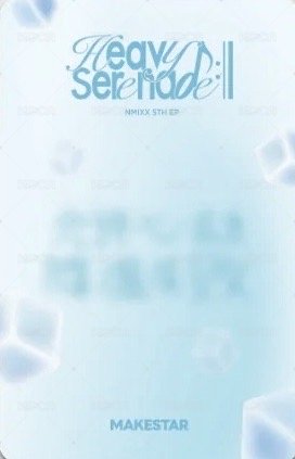 Heavy Serenade ms 11.0 上海 簽售卡 冰塊 背面