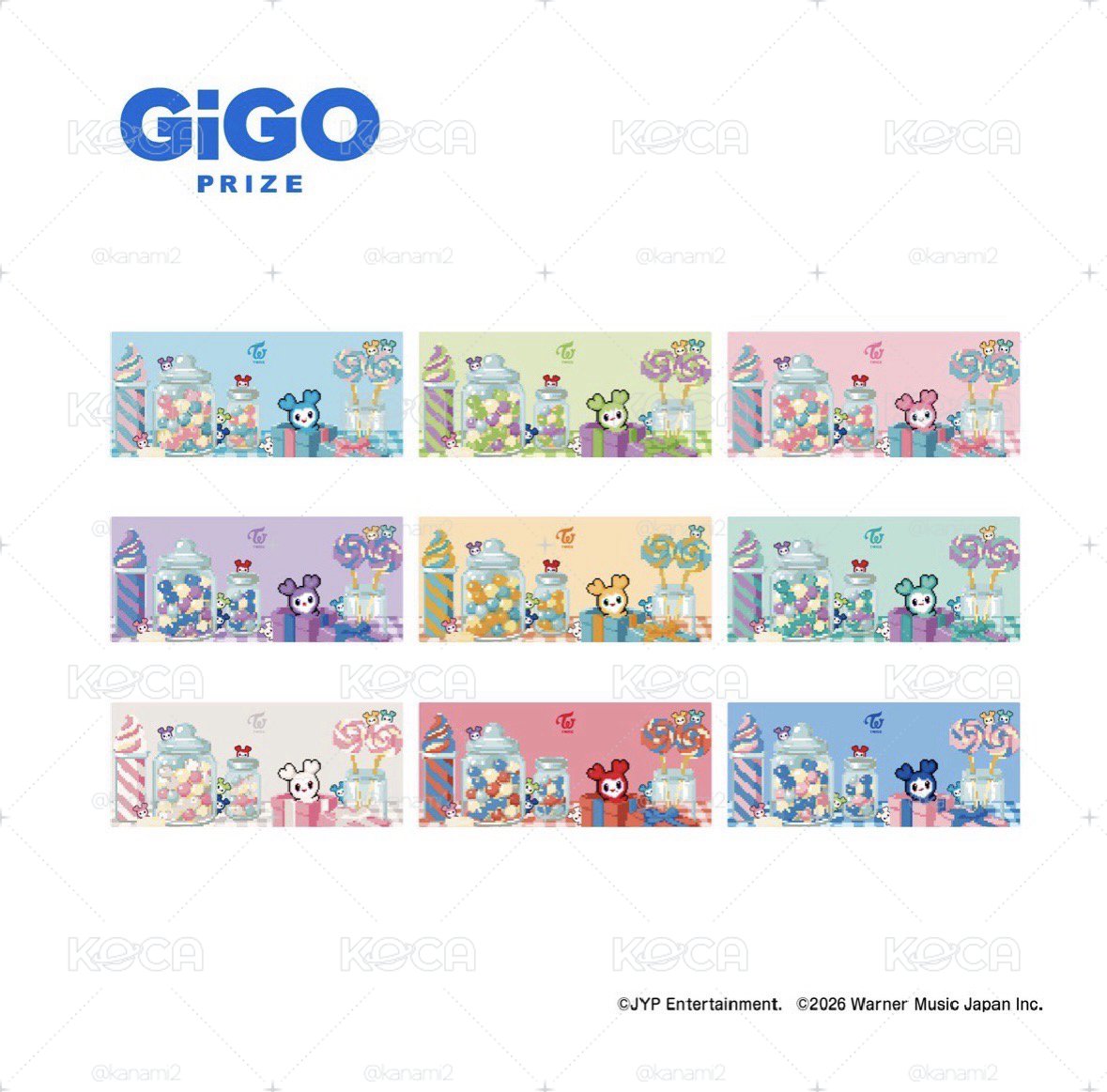 TWICE GIGO桌墊