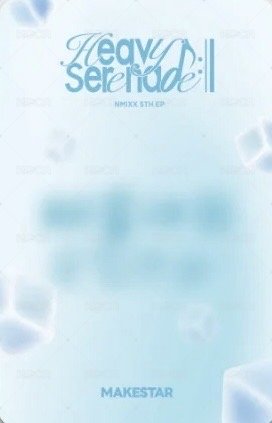 Heavy Serenade ms 11.0 上海 簽售卡 冰塊 背面