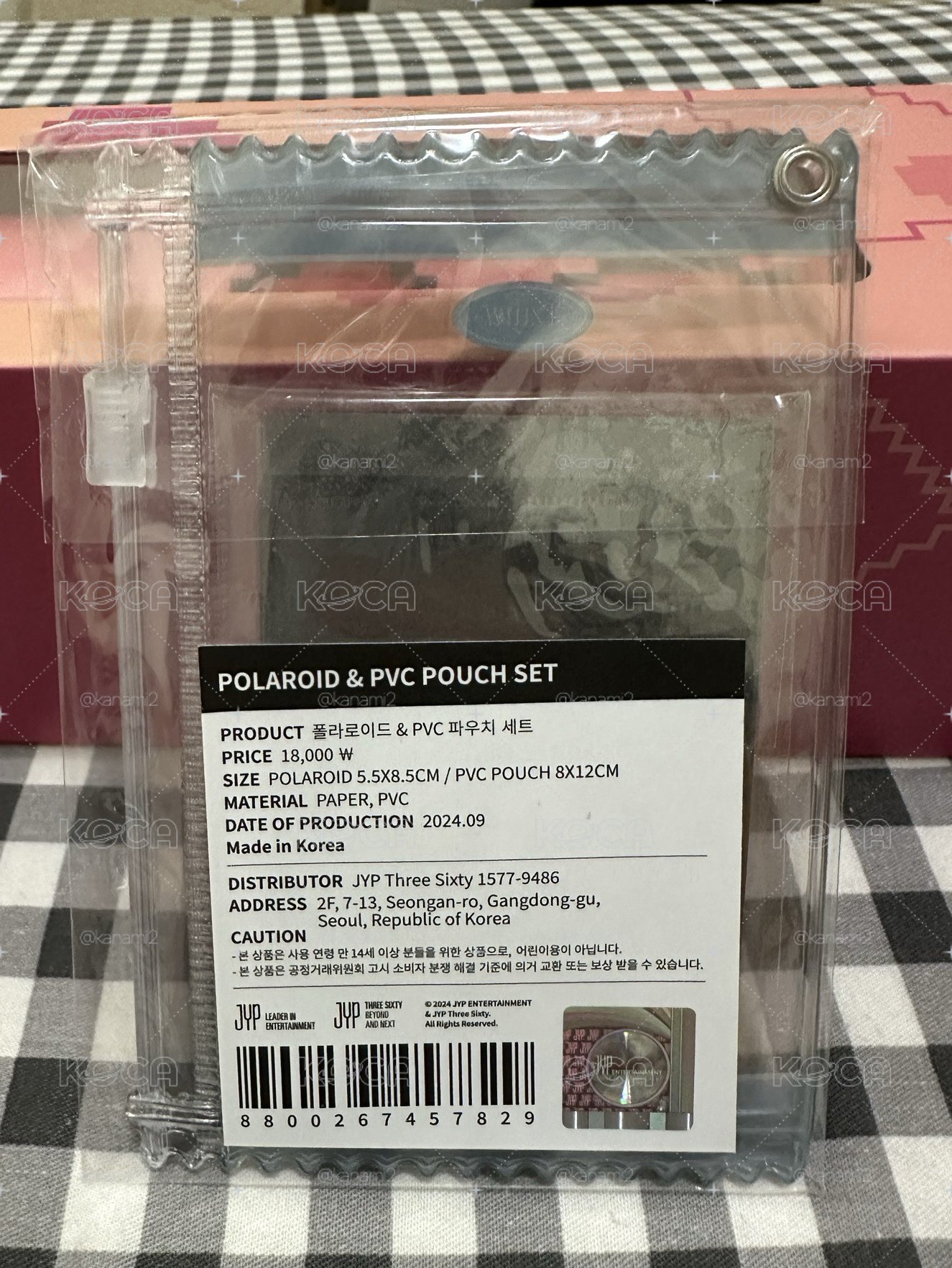 子瑜 solo 拍立得組