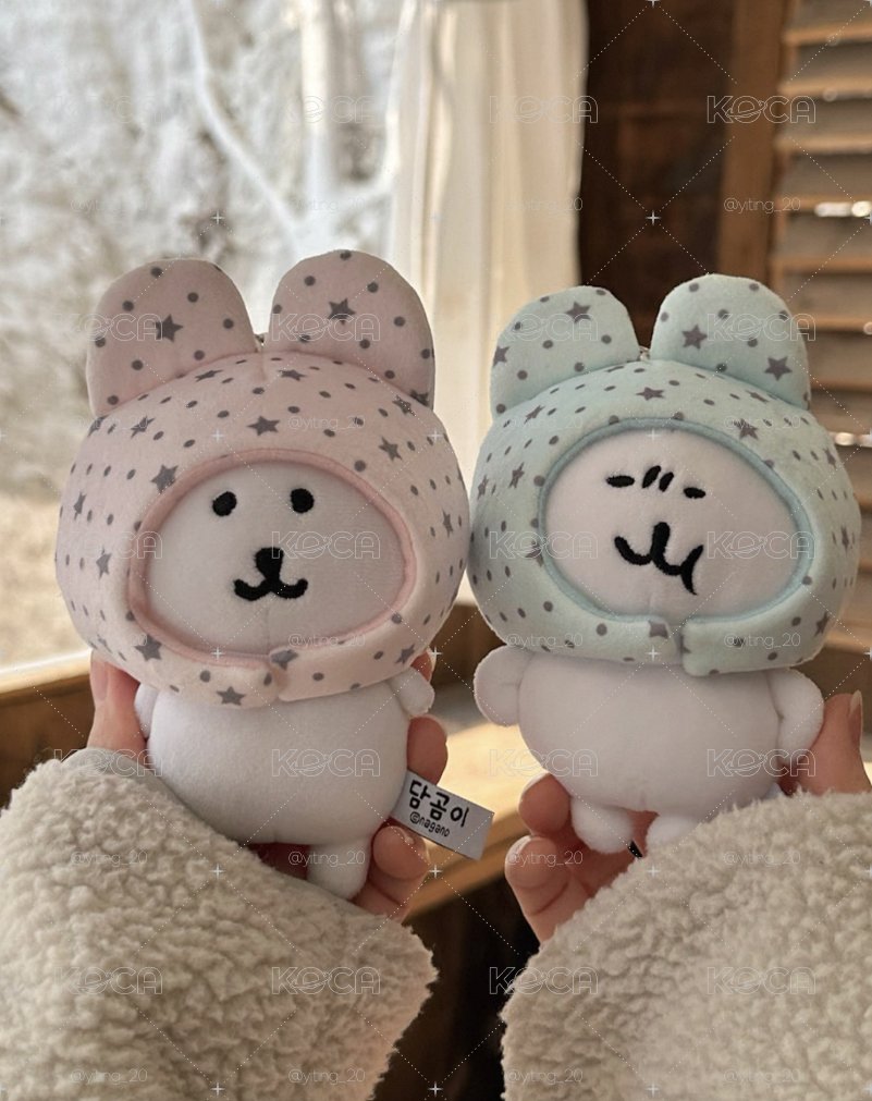 星星 波點 貓耳兔耳  10cm娃頭套