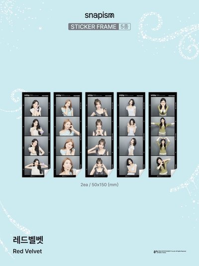 Red Velvet  X photoism 人生四格卡 代印 1組兩張